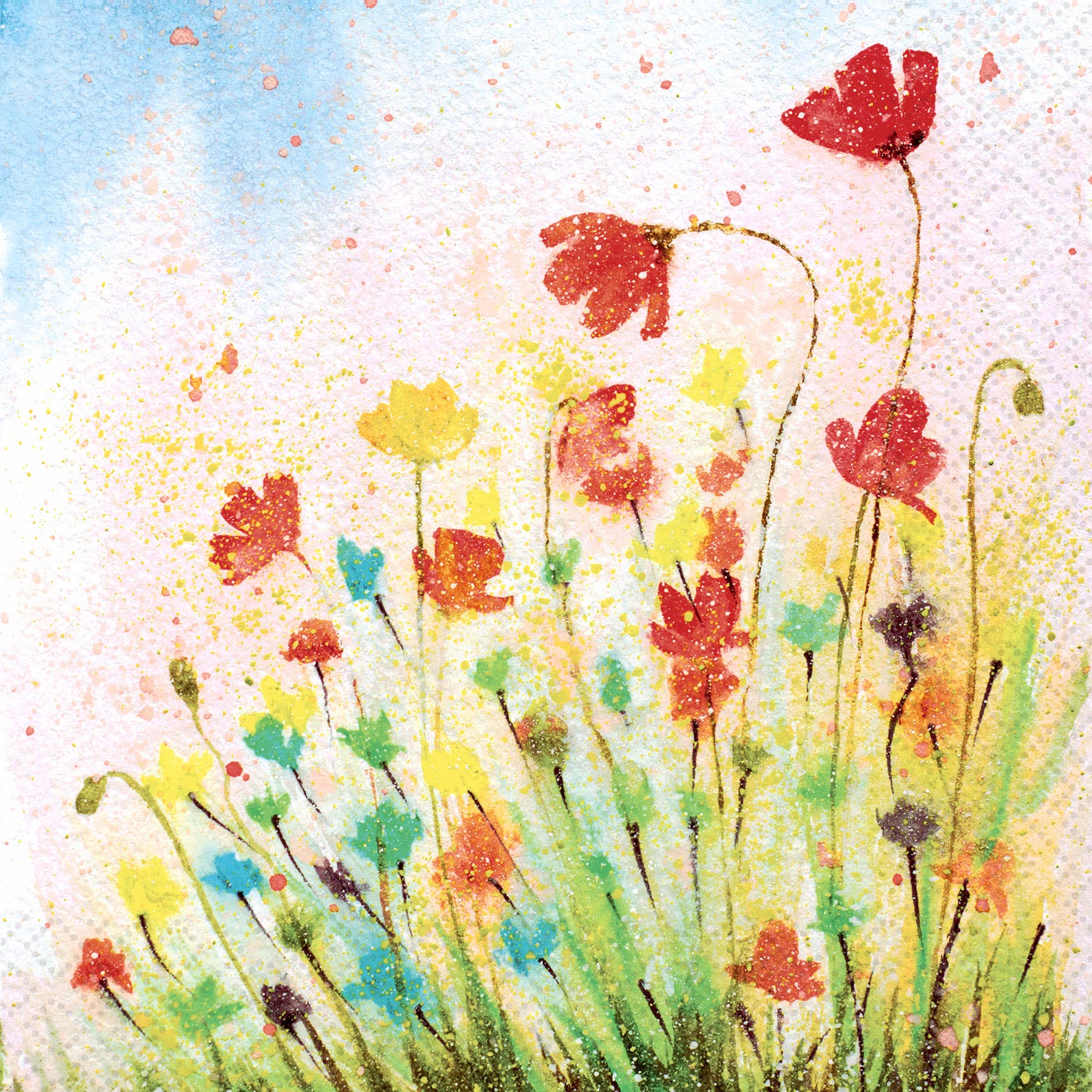 Twilight Collection - Vente Serviettes jetables - Serviette à cocktail Flourish Aurora1