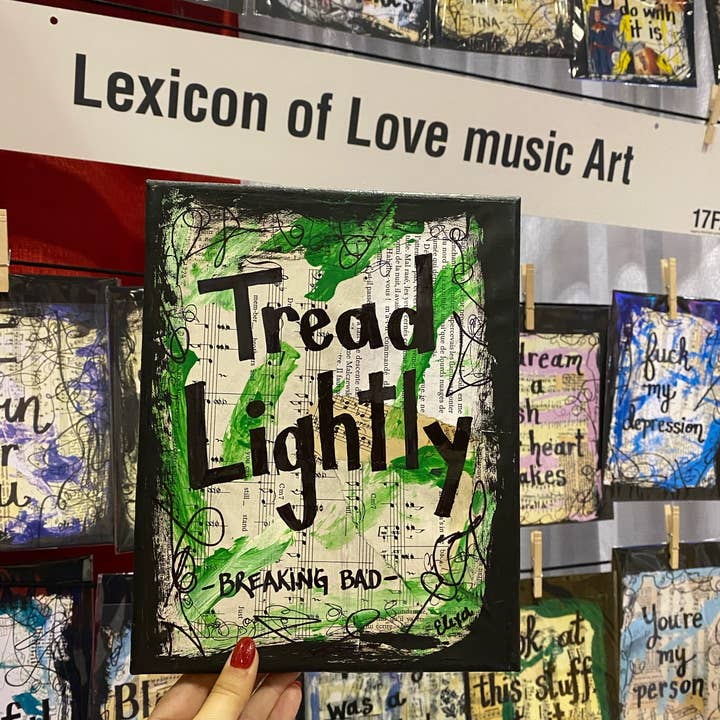 Lexicon of Love Music Art - Wholesale Art Print - BREAKING BAD "Tread Lightly"