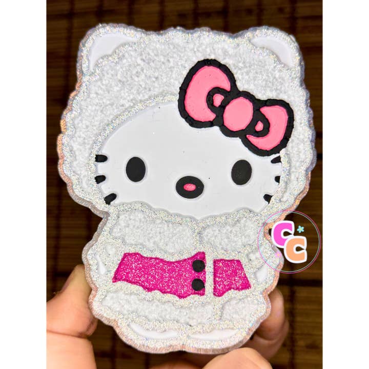 Winter Kitty Freshie | Car Air Freshener | Christmas for wholesale by Crafting Cleveland