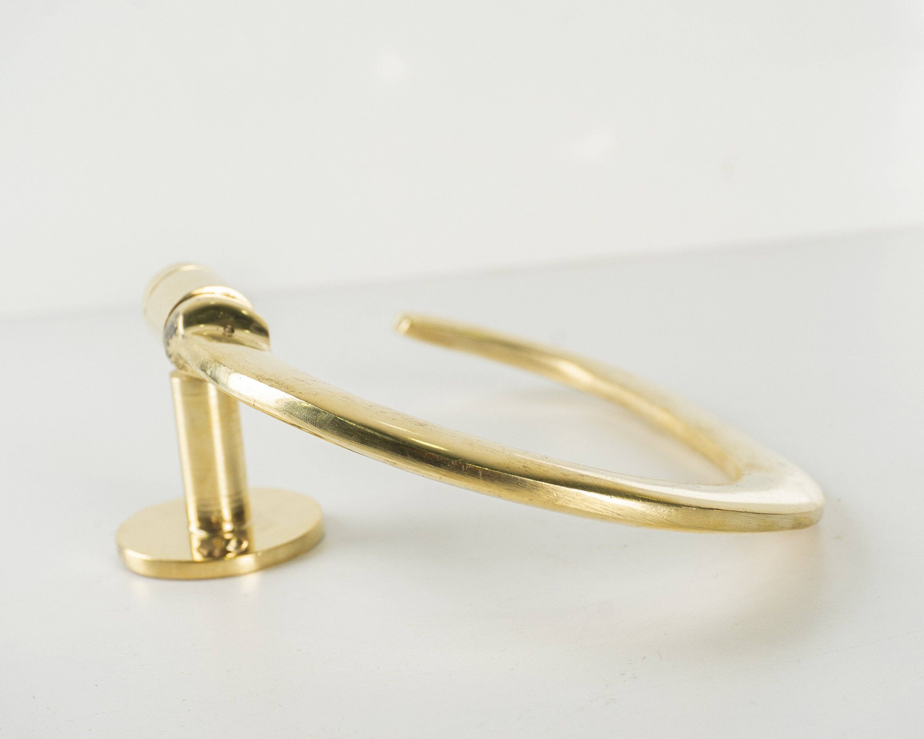 Artihand - Wholesale Toilet Paper Holder - Unlacquered Brass Wall Mount Toilet Paper Holder2