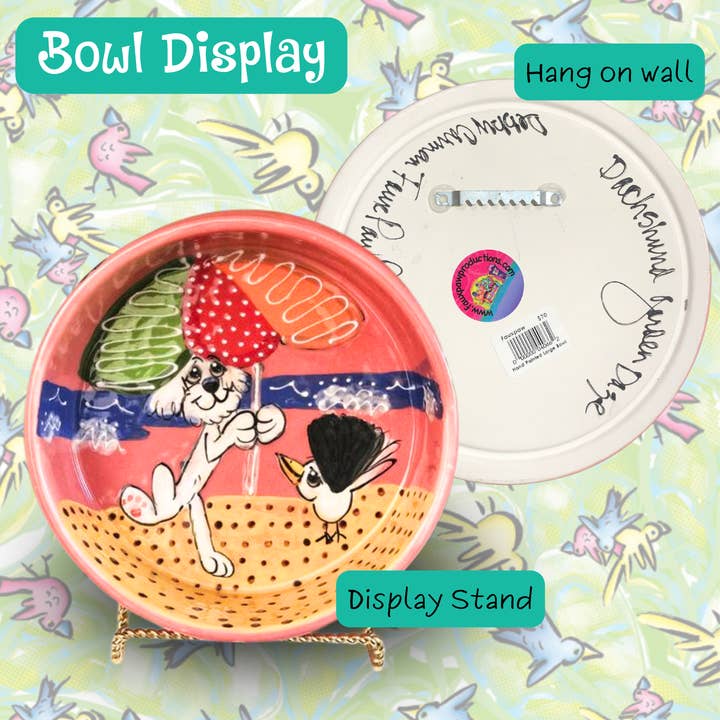 Faux Paw Productions – Großhandel Futternapf – Katze/Hund – Maltesisch | Hundenapf aus Keramik, handbemalt7