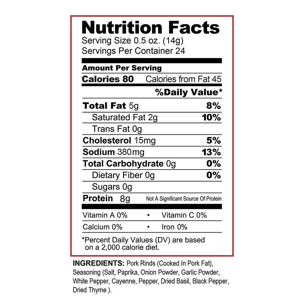 Pork King Good - Wholesale Dried Spice Mix - Pork King Good Cajun Style Pork Rinds Crumbs 12oz Jar1