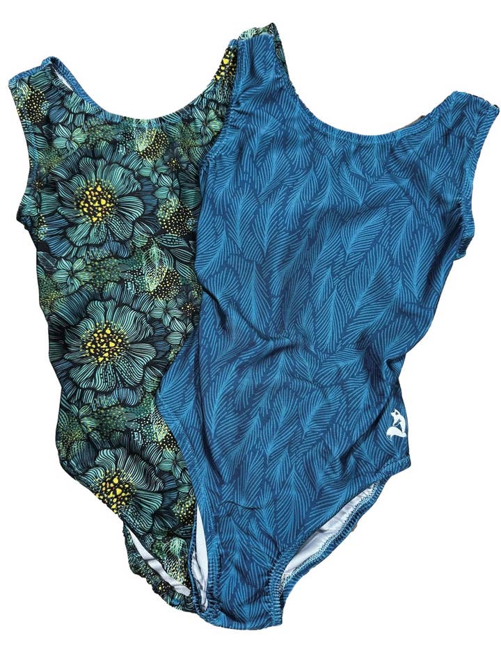 Foxy's Featherly Flower Gymnastikdragt - Gymnastikdragt til piger - Vælg din stil for engroshandel hos Foxy's Leotards