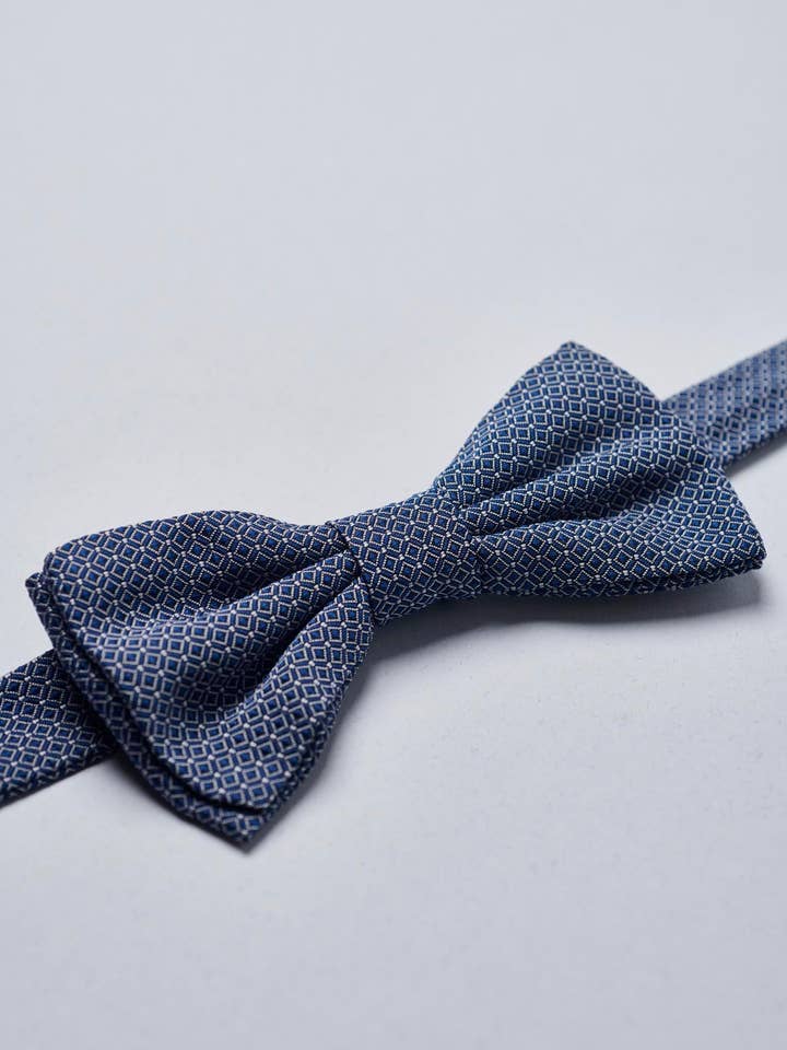 Avio vlinderdas met geometrisch patroon voor wholesale door Angelico