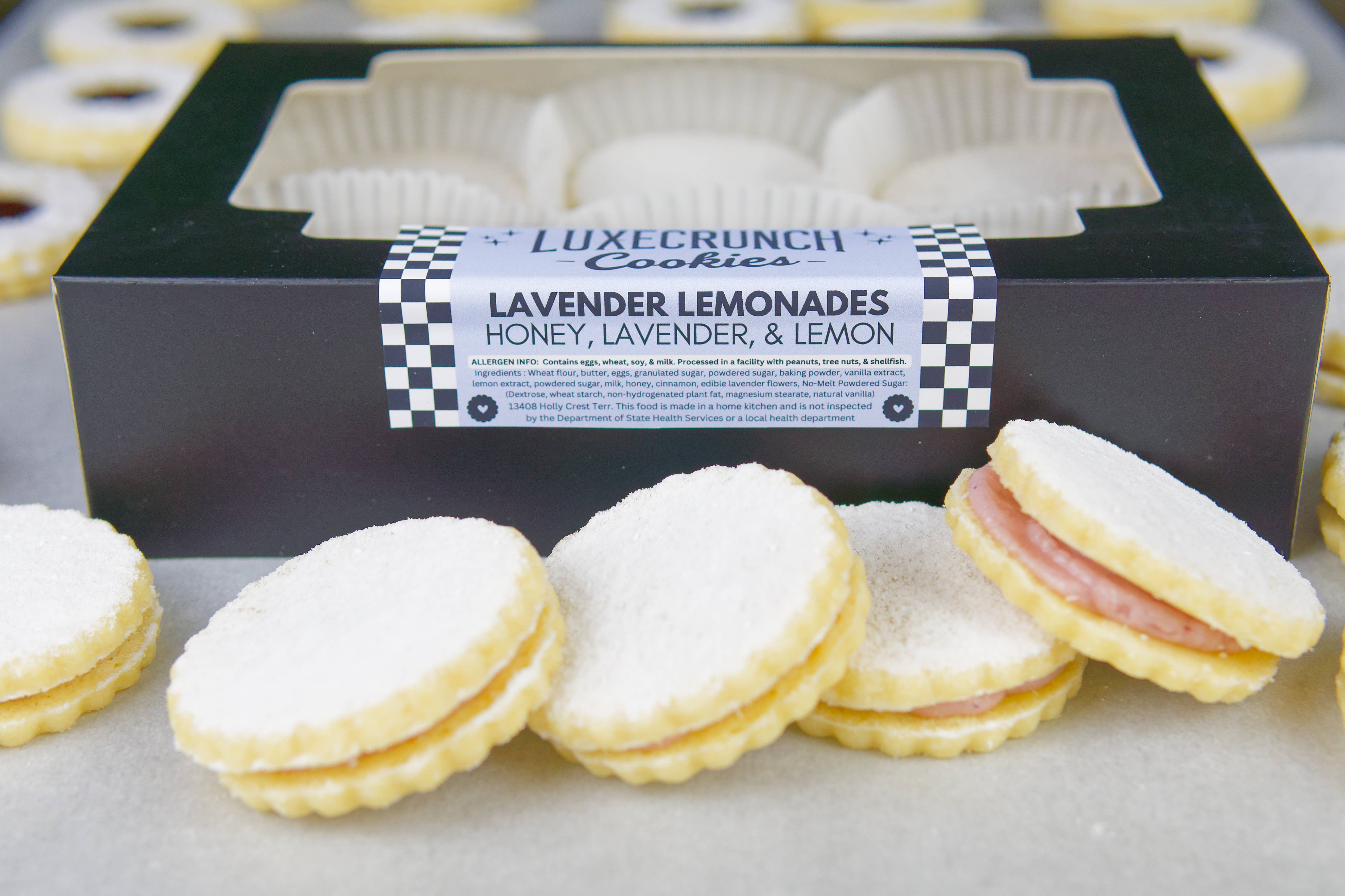 LUXECRUNCH - Wholesale Biscuit - Lavender Lemonades