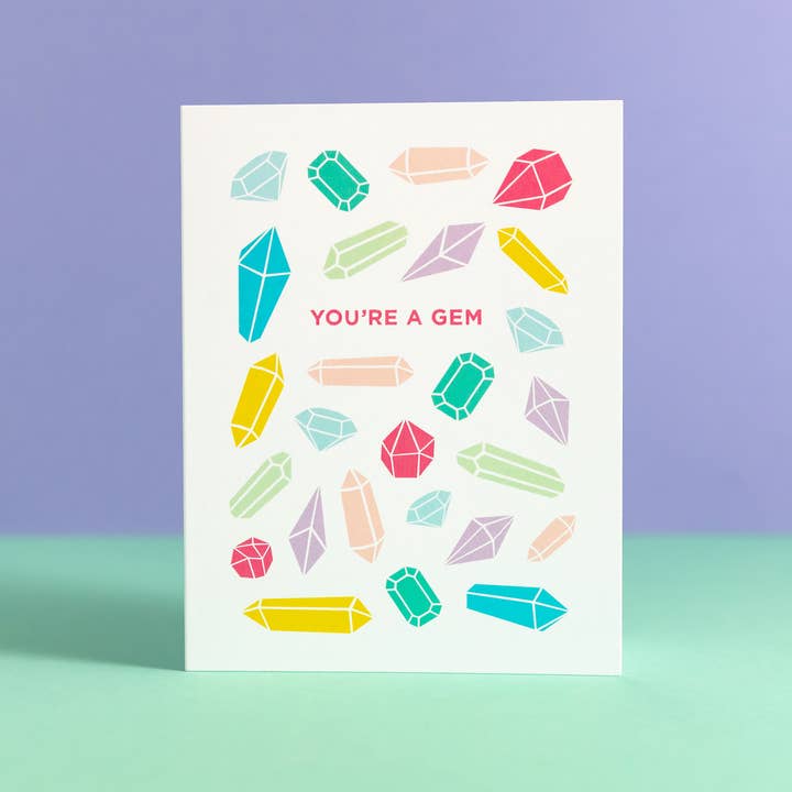 Graphic Anthology Greeting Cards - Wholesale Love Card - You're a Gem card | love & friendship everyday greeting card
