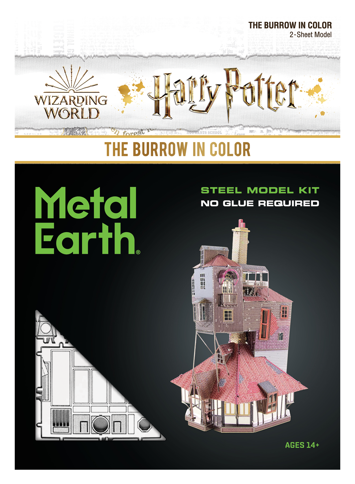 Metal Earth - Wholesale DIY Craft Kit - Harry Potter - The Burrow in Colour1