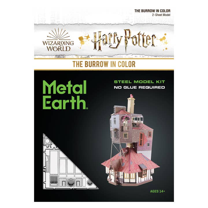 Metal Earth - Wholesale DIY Craft Kit - Harry Potter - The Burrow in Colour1