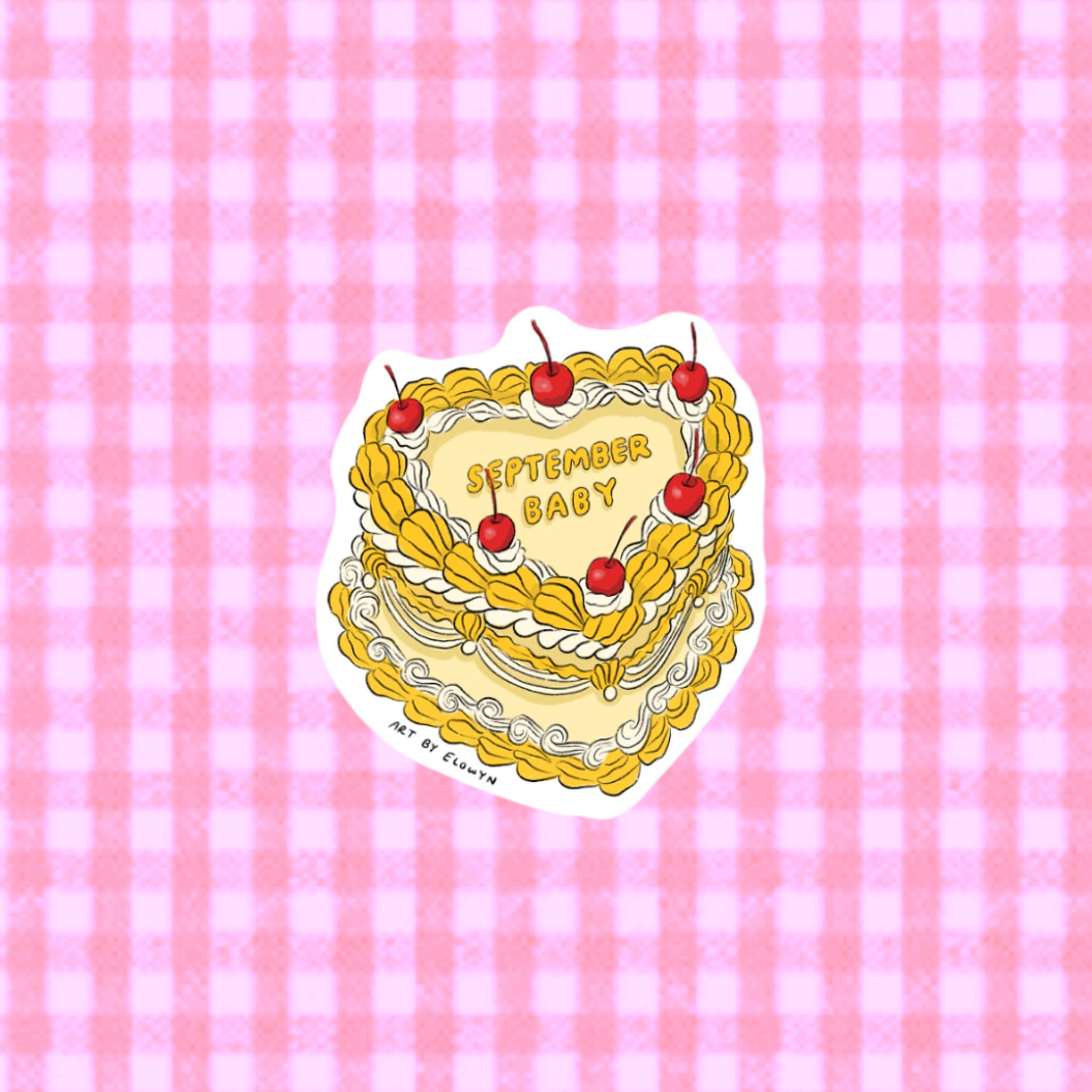 Art By Elowyn – Großhandel Aufkleber – Kuchen für den Geburtsmonat23