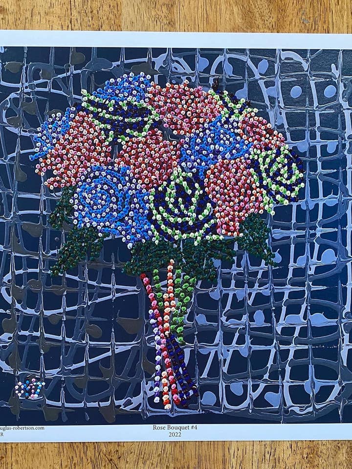 Rose Bouquet #4 for wholesale by Fringe Art Collective