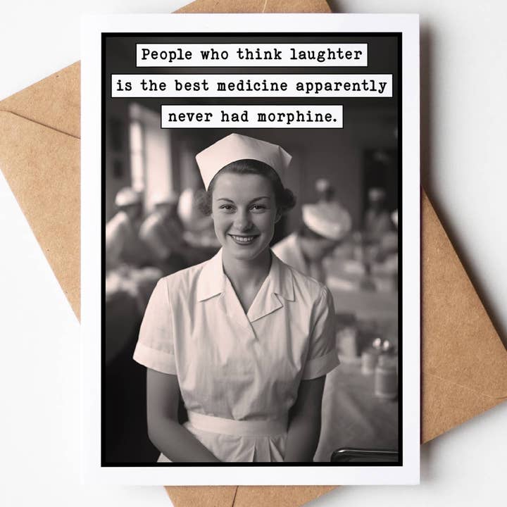 Greeting Cards by Katie Doodle & Gifts by Matchbox Card Co - Wholesale Get Well Card - Funny Get Well Soon Card, Blank Inside, Nurse Gifts Cards0