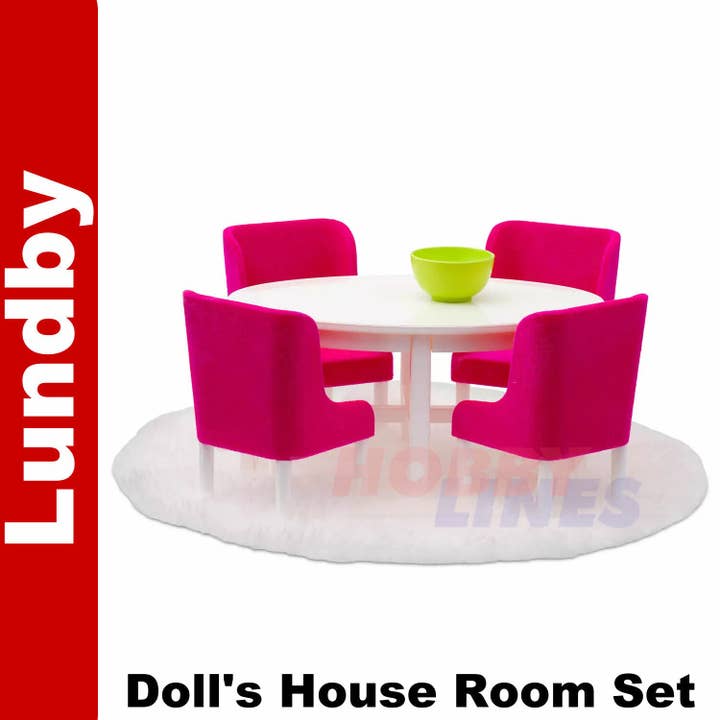 Dining Room Set - Dolls House | Lundby for wholesale by Hobby-lines