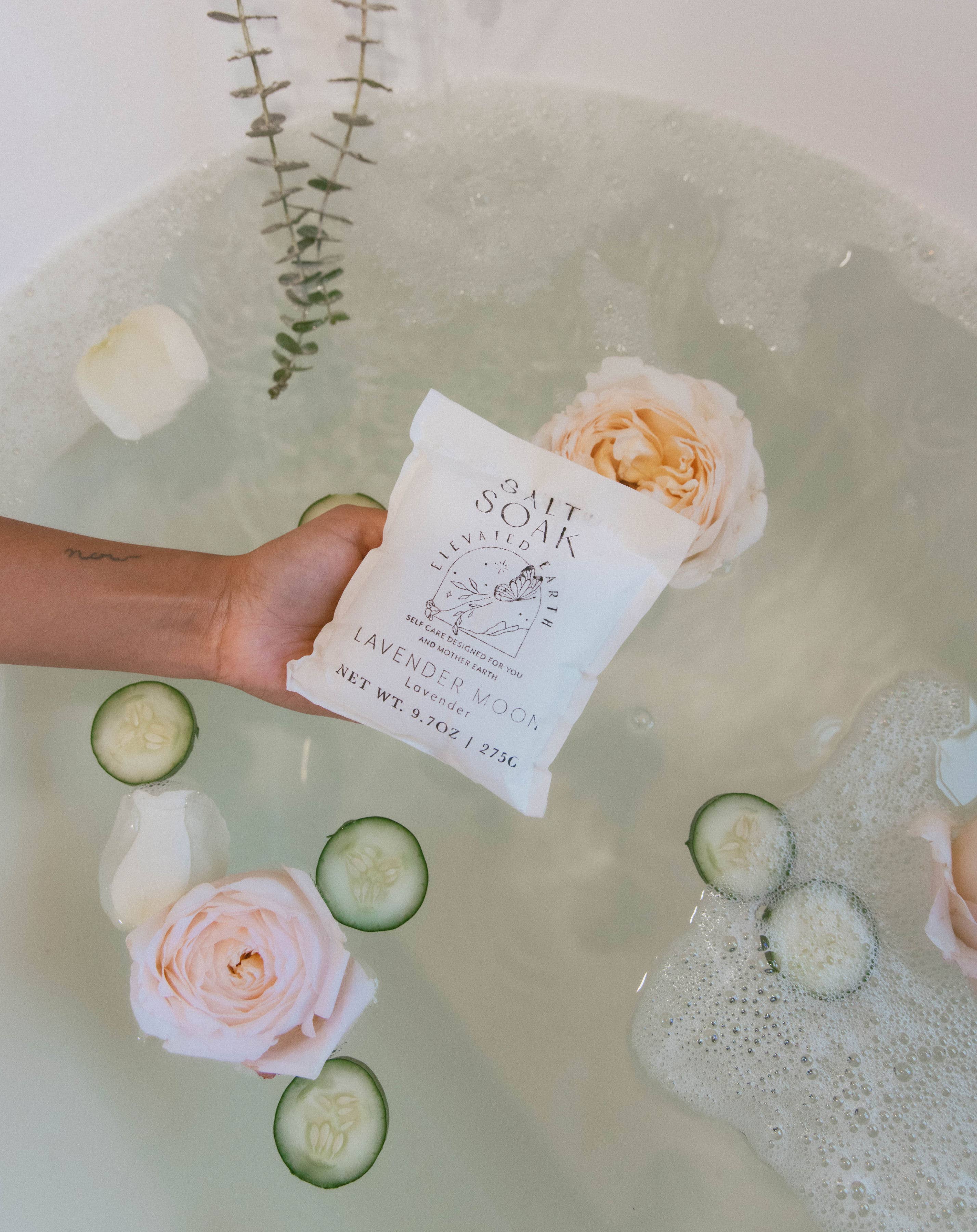 Elevated Earth - Wholesale Bath Salts - Salt Soak | Lavender Moon | Zero Waste1