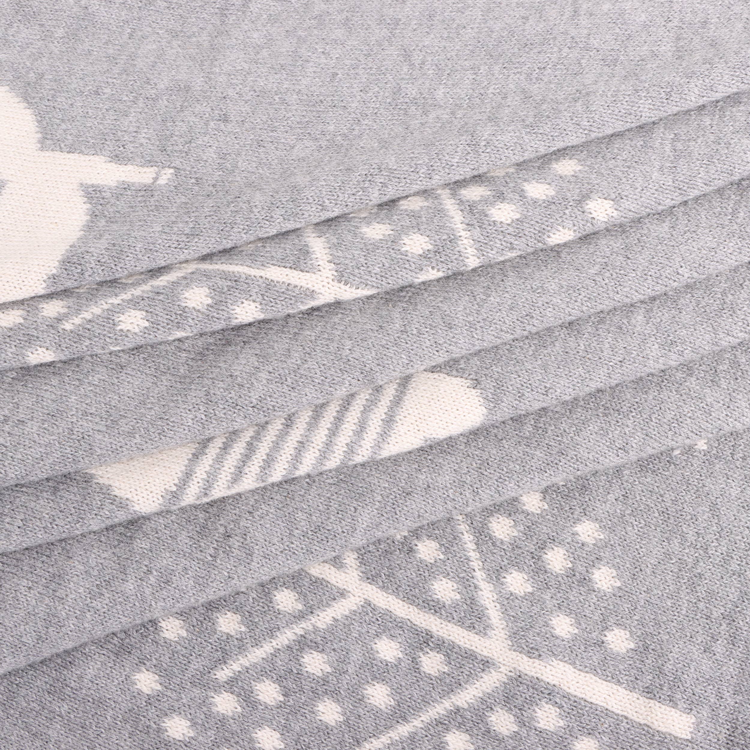 Cinza Heather Into The Woods - Manta Reversível de Malha de Algodão Orgânico para Bebé para venda a revendedores na Faire6