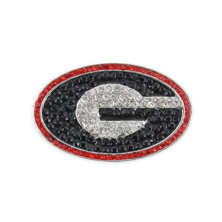Seasons Jewelry - Vente Épinglettes/boutons - Broche avec logo en cristal de Géorgie2