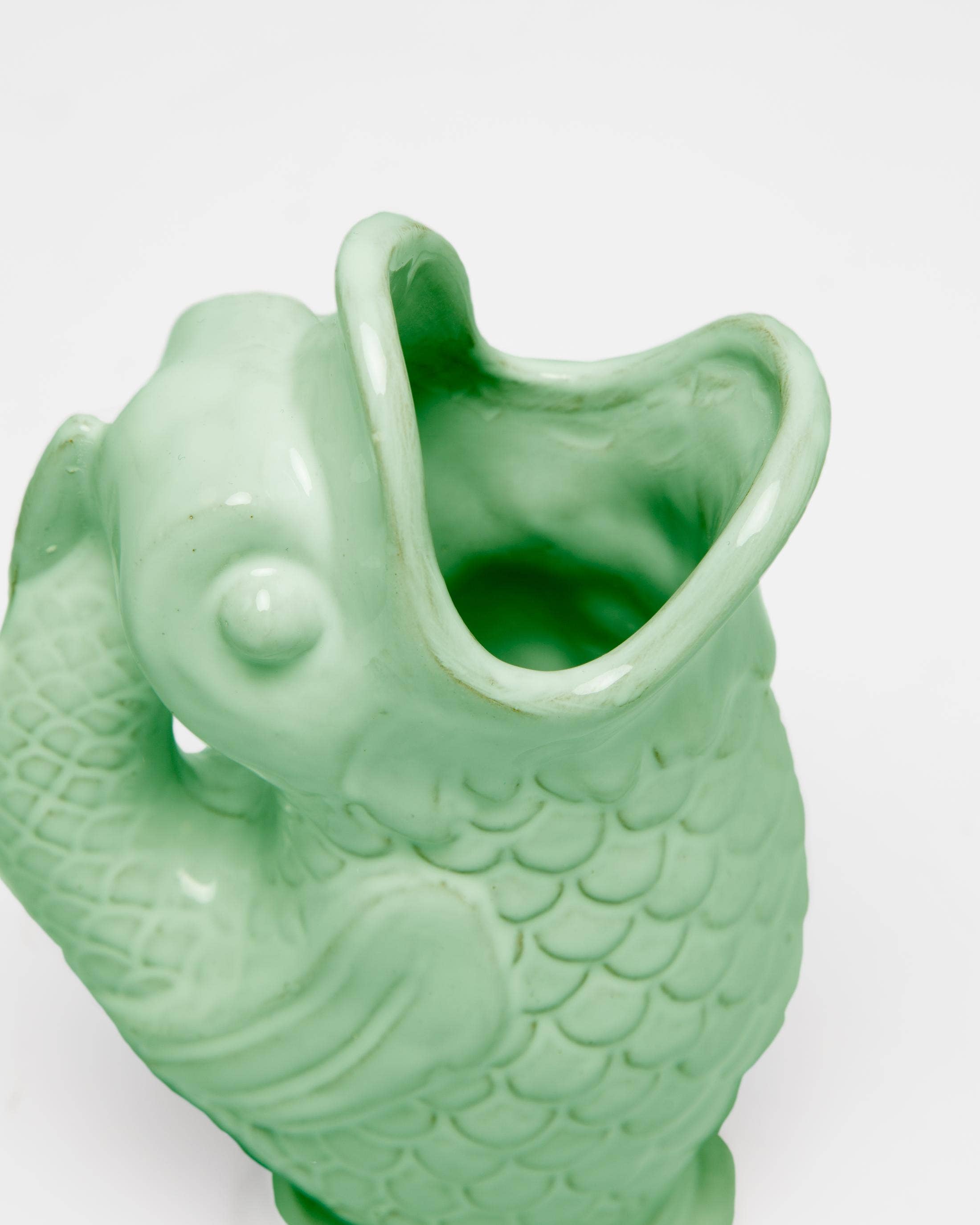 Really Nice Things - Wholesale Vase - Ceramic Fish (Aquamarine)1