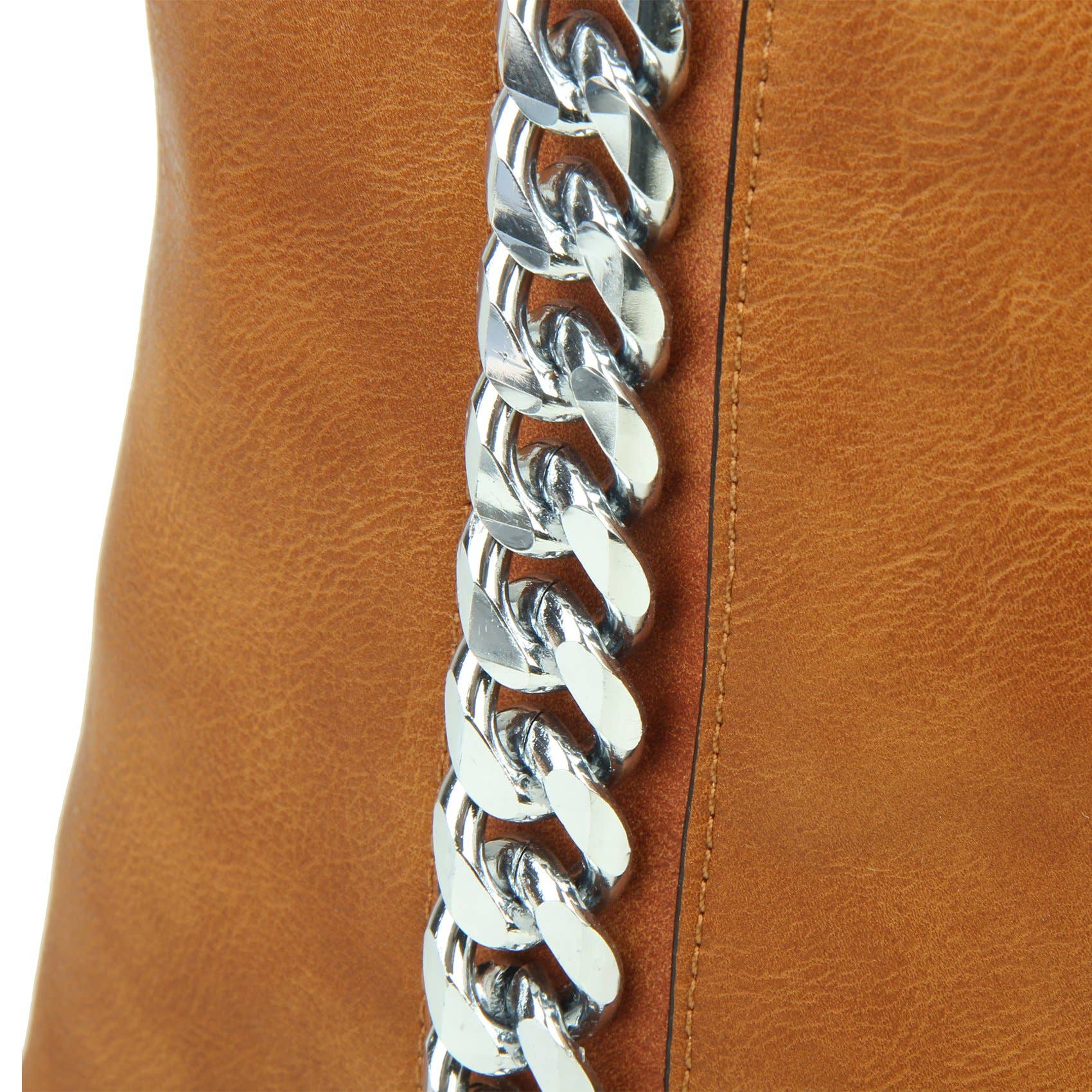 Superbia - Vendita all'ingrosso Tracolla - Donna - Borsa a tracolla Hobo Bag con dettagli a catena mono-80641