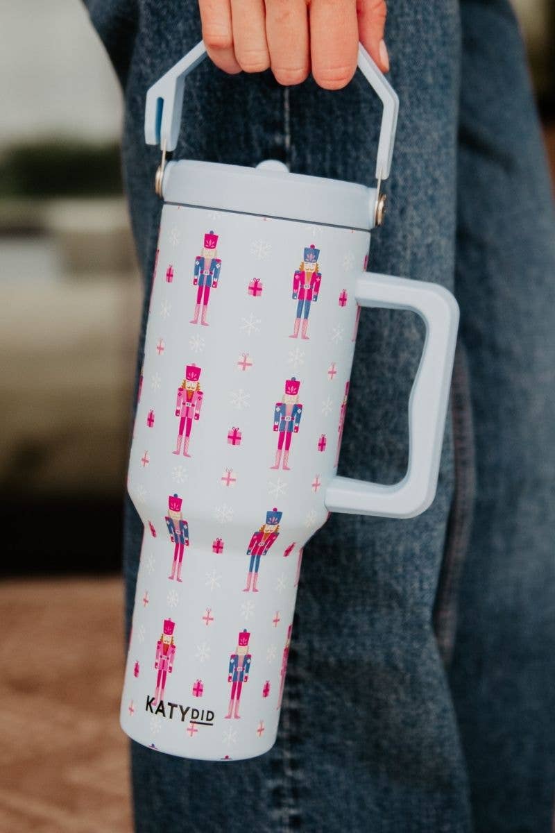 Lyseblå Nøddeknækker Lyseblå Jule Engros Tumbler Kop for engroshandel på Faire2