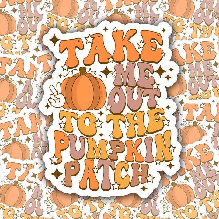 Tag Me To The Pumpkin Patch, Pakkefyldstoffer, Forretningsbranding, Small Shop Vinyl, Tumbler Decal, Laptop-klistermærke, Vinduesklistermærke, for engroshandel hos LLB Designs Studio