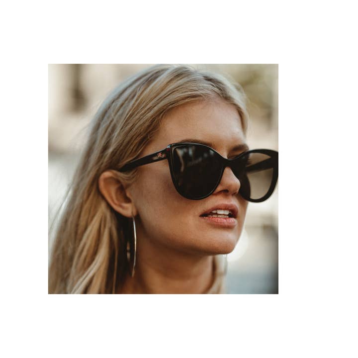 V by Vye Eyewear - Wholesale Sunglasses - Women's - Grandeur Cat-Eye Sunglasses in Brown Tortoise2