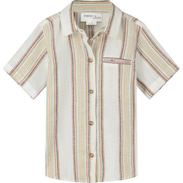 Chemise à rayures Tulum pour la vente par Poppet & Fox