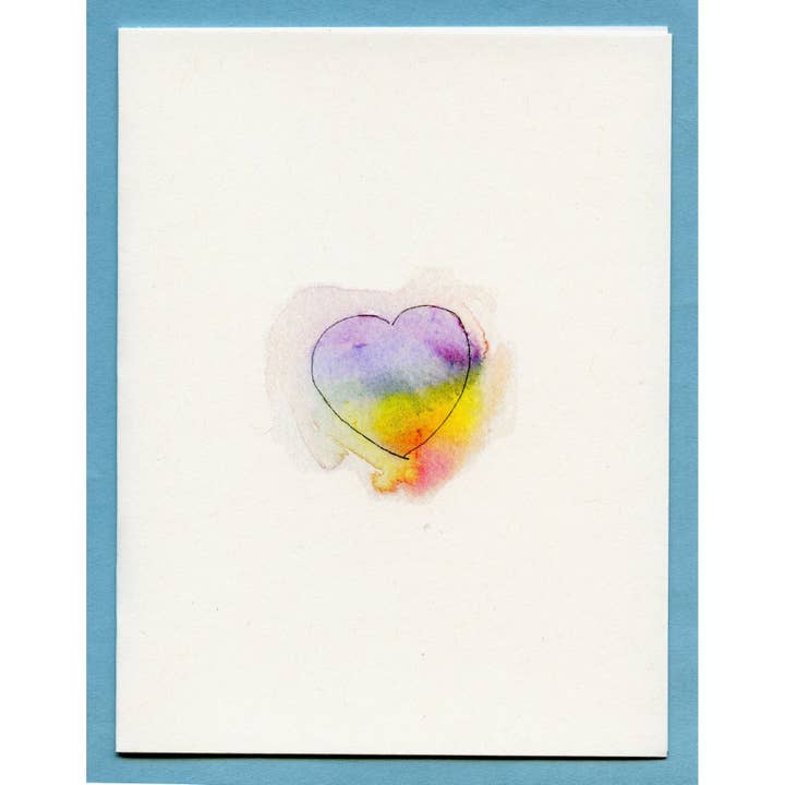 Watery Rainbow Heart for wholesale by Zucchini Fish