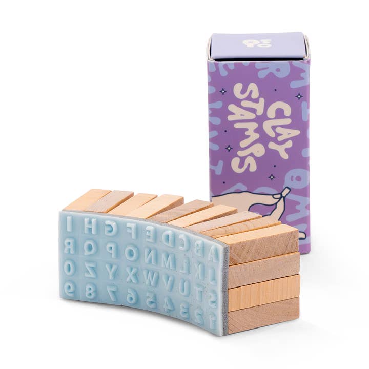 Sculpd US - Wholesale Craft Supplies - Alphabet Letter Stamps for Clay