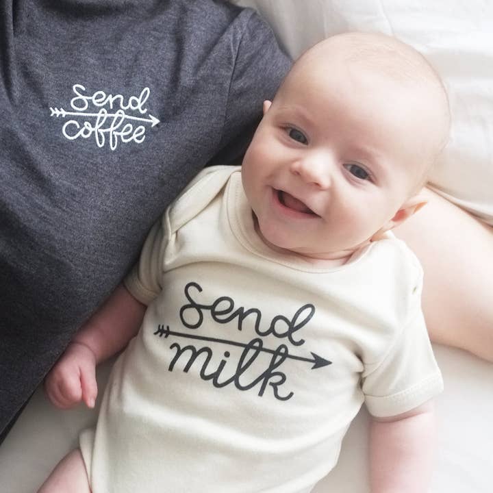 Alphabet Bags - Wholesale Bodysuit (Non-Footed) - Baby - Send Milk - Baby Bodysuit