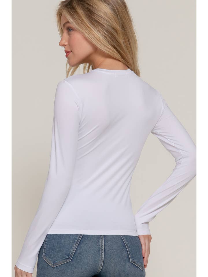 Active Basic | Active USA - Wholesale T-Shirt - Women's - Long Sleeve Crew Neck ITY Knit Top17