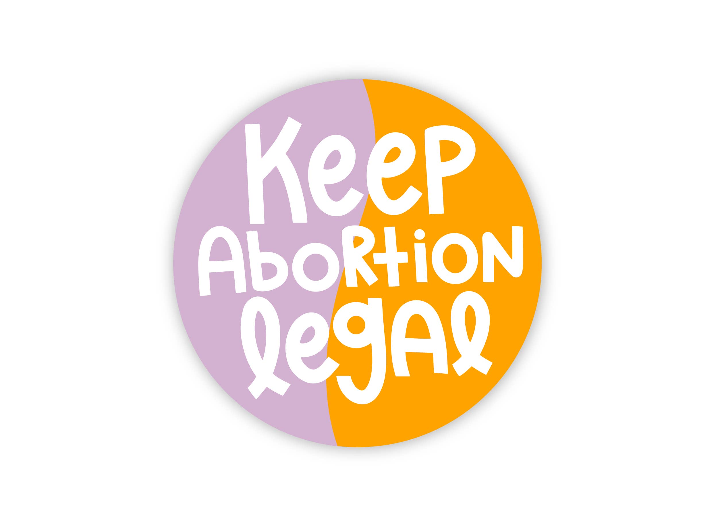 Twentysome Design - Wholesale Sticker - Keep Abortion Legal Feminist sticker