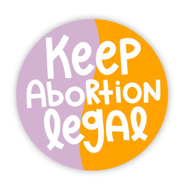 Twentysome Design - Wholesale Sticker - BULK DISCOUNTED 50 PACK | Keep Abortion Legal sticker0