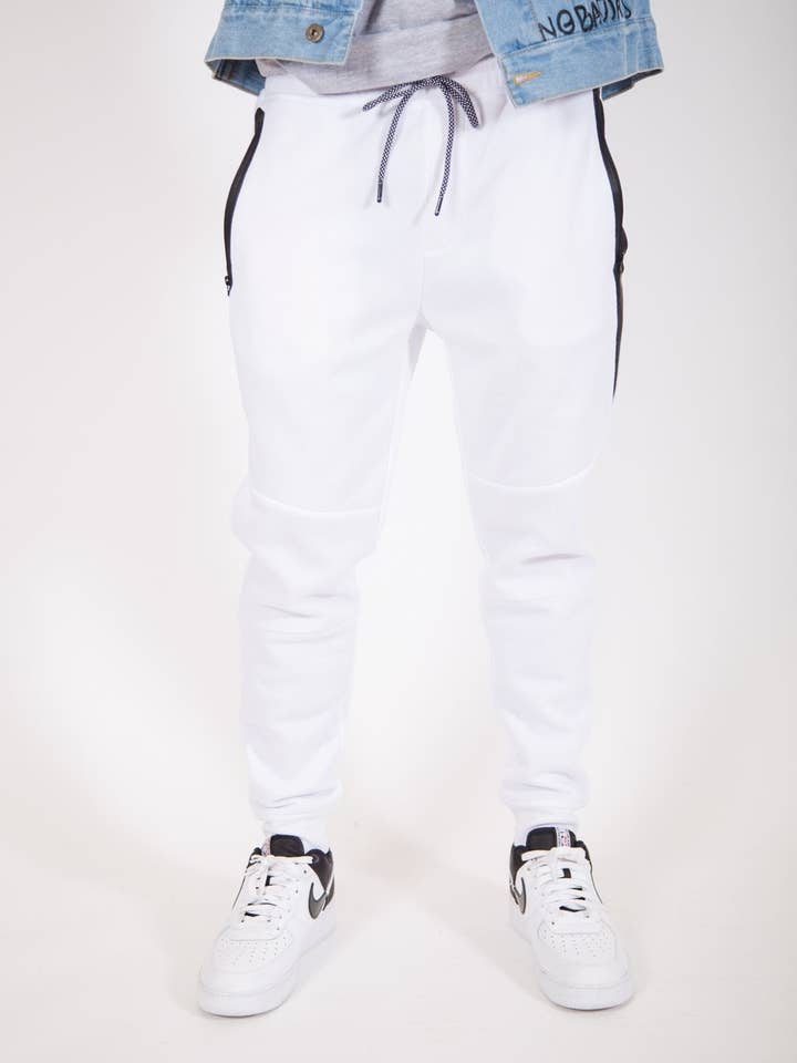 Brooklyn Cloth - Wholesale Athletic Sweatpants/Joggers - Women's - Diagonal Heat Seal Fleece Jogger Pants