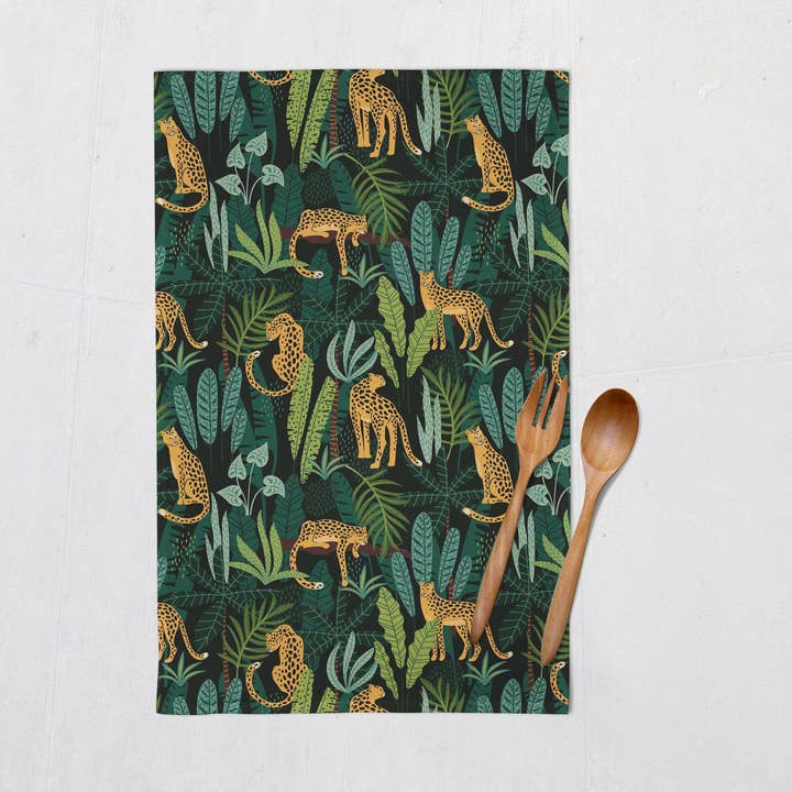 Tea Towel: Jungle Cheetah XX for wholesale by Sam and Zoey
