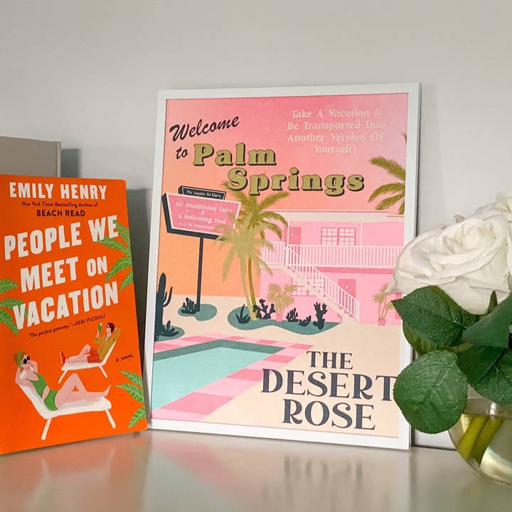 Desert Rose Art Print for wholesale by The Literary Loft