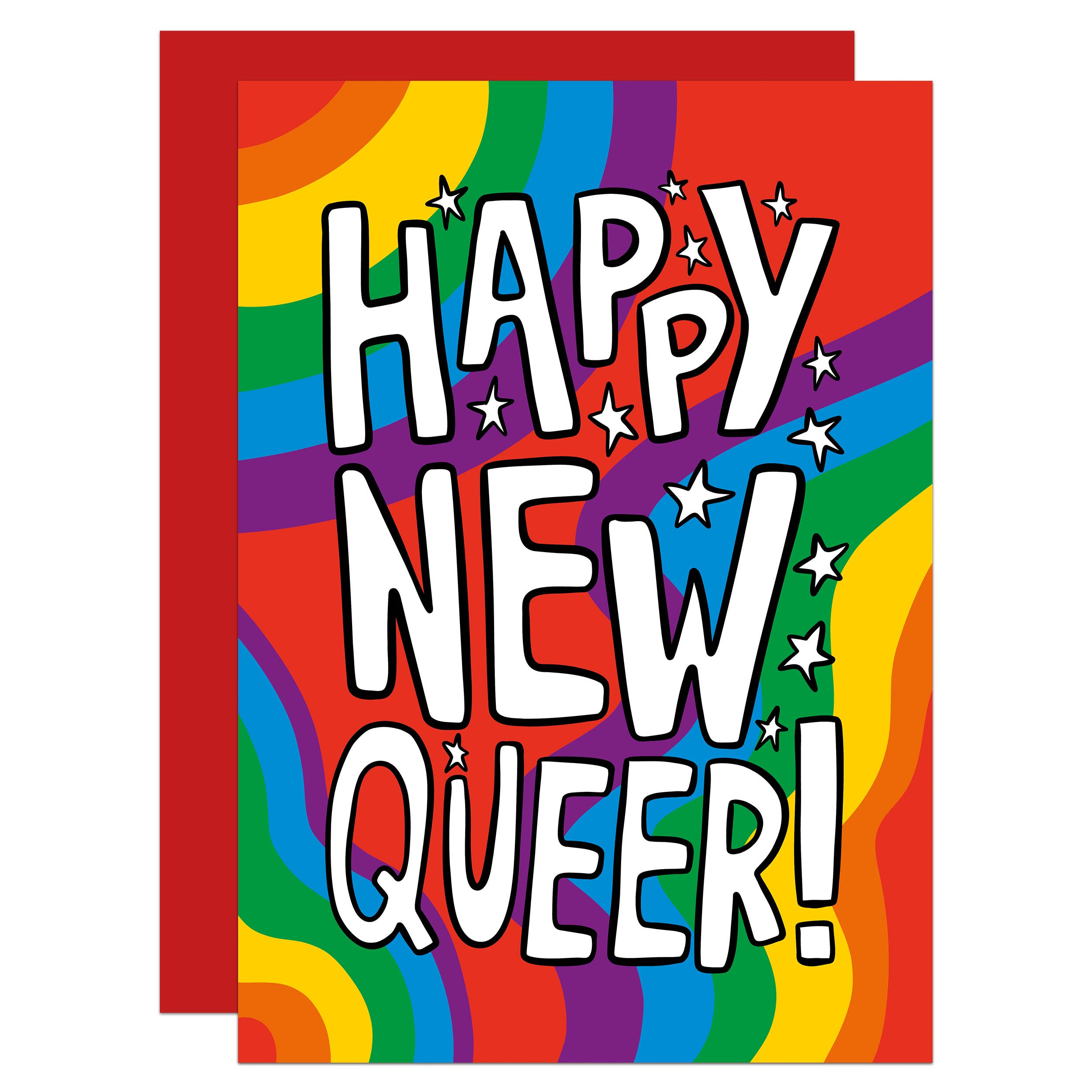 Wholesale Happy New Year Gay Pun A6 Card for your store - Faire