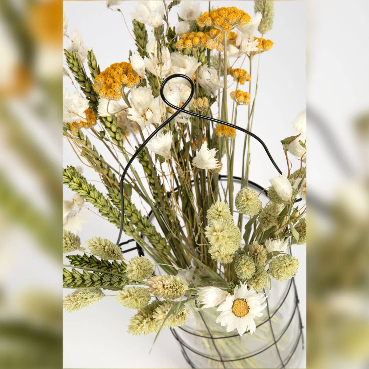 Willow Group - Wholesale Vase - RD WIRE/GLASS VASE DH **MM12**8