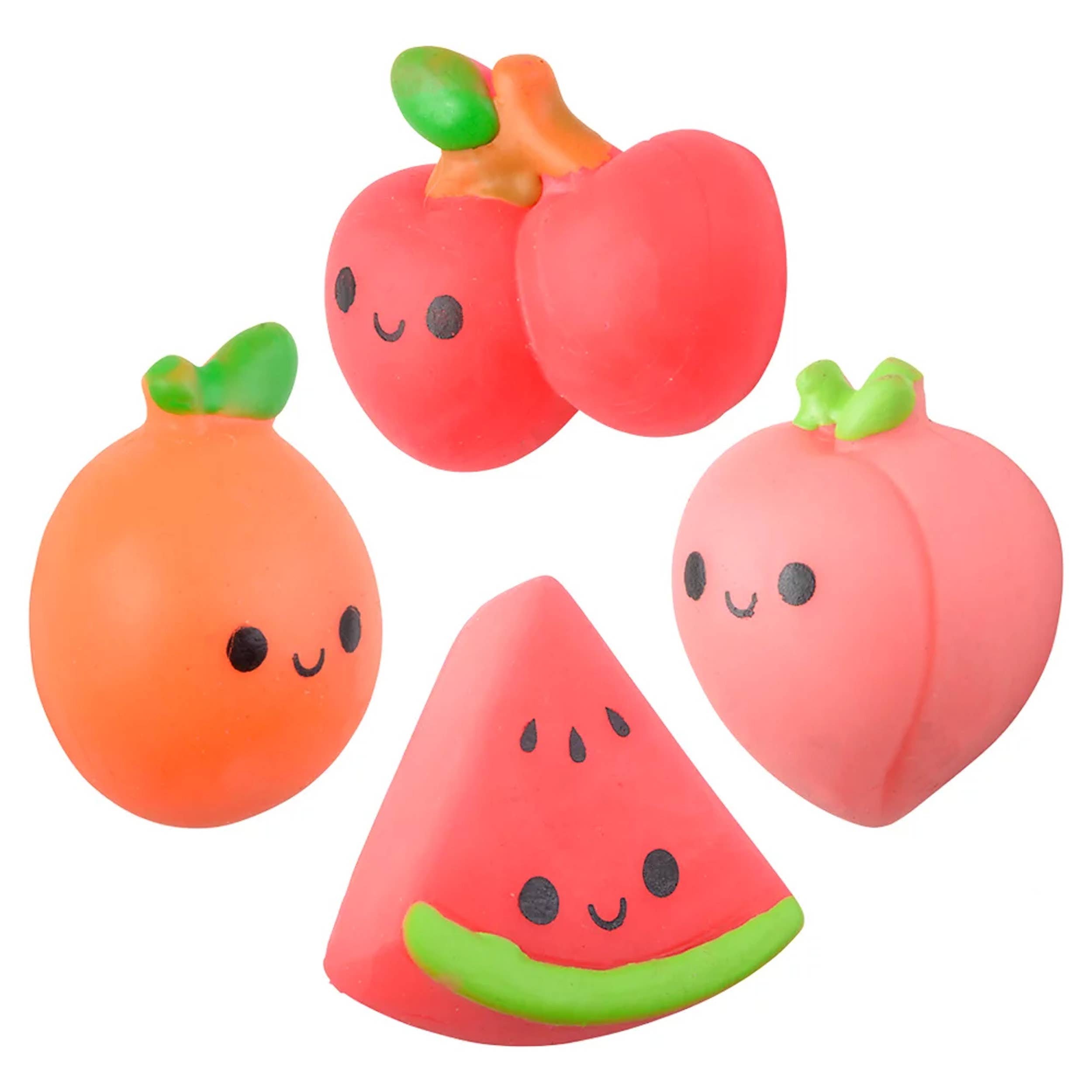 JSBlueRidge Toys - Vendita all'ingrosso Giocattolo fidget - Bambini - Giocattoli Squishy Morbidi a Forma di Frutta per Bambini - Assortiti1