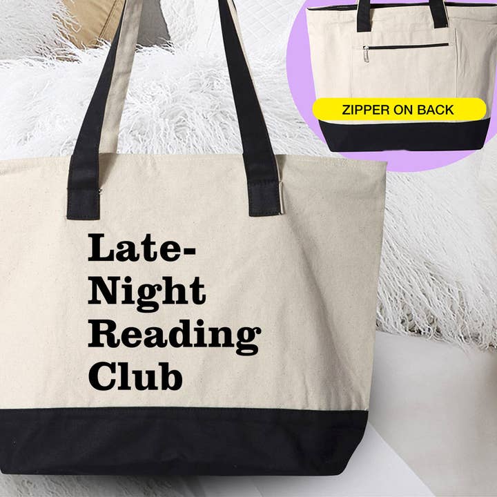 Club de Lectura Nocturna - Bolsa de Lona para Lectura de Libros Divertidos para venta al por mayor de House Of Rodan