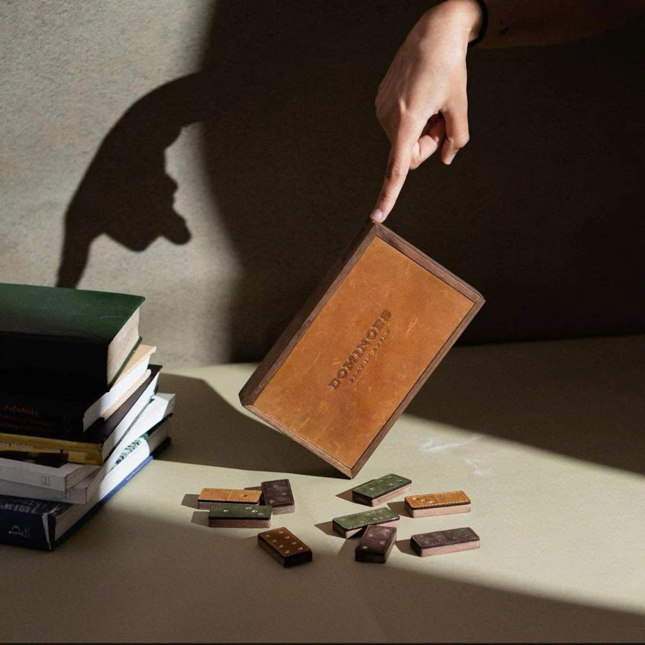 Blooh - Wholesale Dominoes - Handcrafted Leather Domino Set9