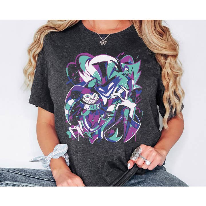 NVC Ecommerce LLC - Wholesale T-Shirt (Graphic) - Women's - Fizz Fizzarolli Shirt, Hazbin Hotel Shirt, Helluva Boss Tee