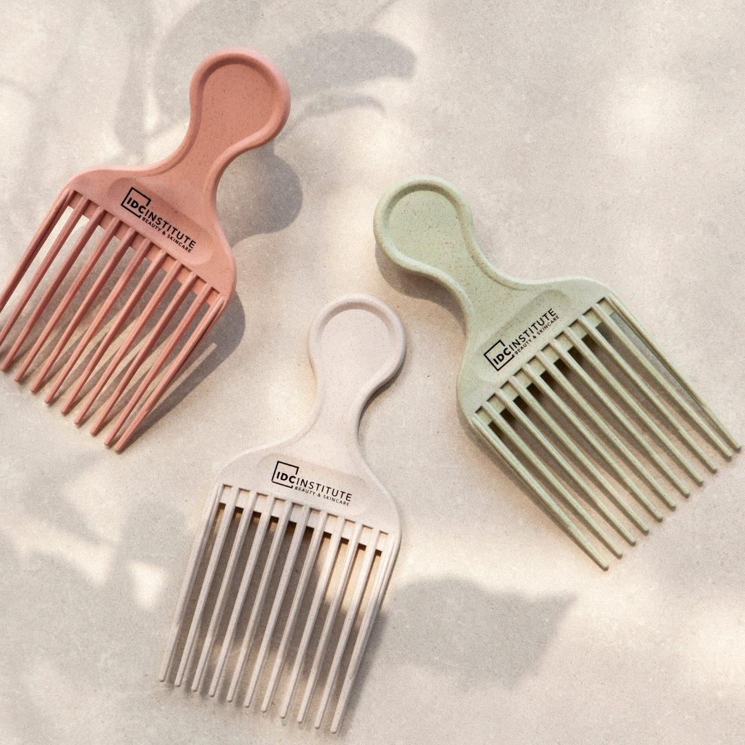 Aquarius Cosmetic SLU - Vente Peigne/brosse à cheveux - Peigne afro en fibre naturelle Idc Institute4