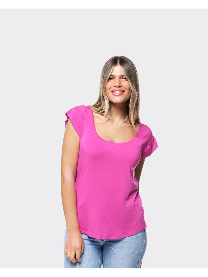 BE FUN - Wholesale T-shirt (Zonder tekening) - Dames - Haut-Forest10