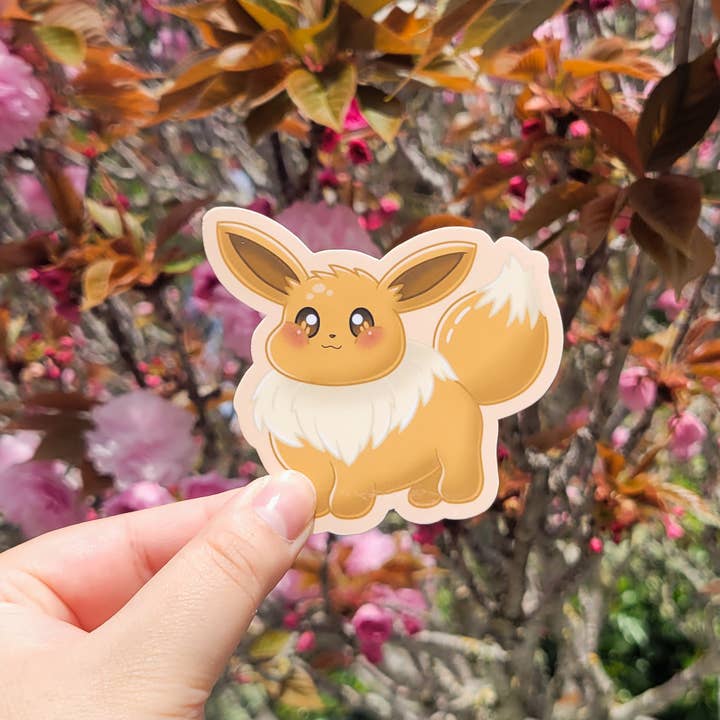 Chonky Eeveelutions Stickers | Chonk-e-mon for wholesale by mtp_arts