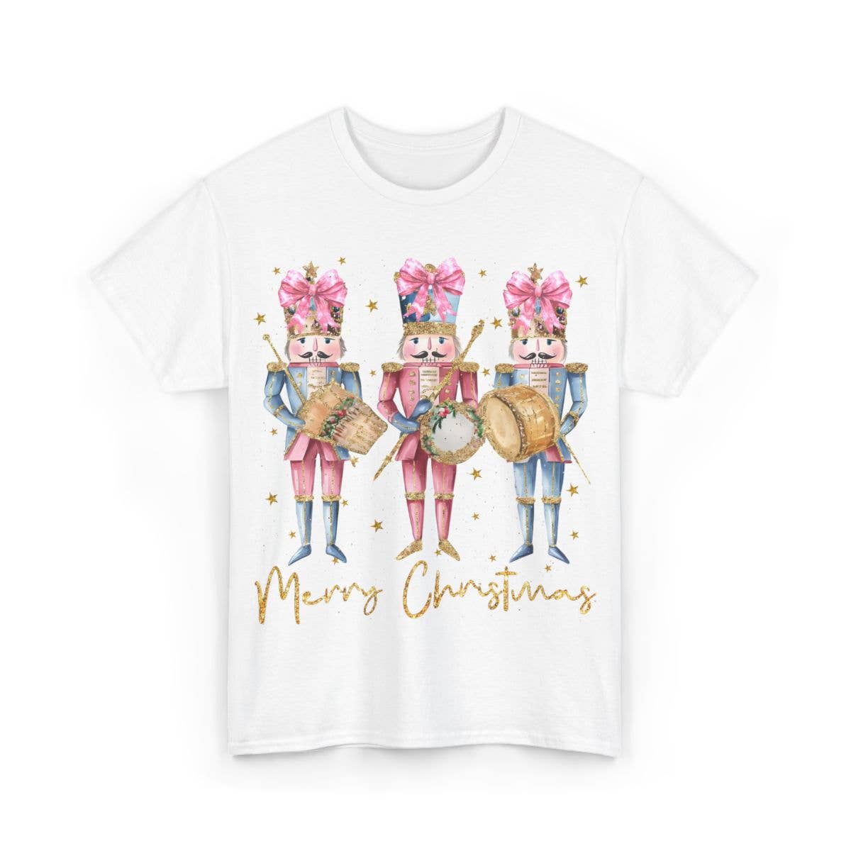 NVC Ecommerce LLC - Wholesale T-shirt met print - Dames - Notenkraker Kersttrui, Roze Kerst T-shirt5