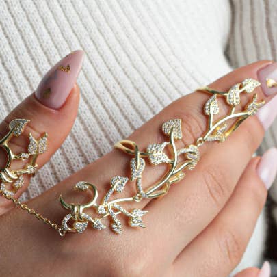 Gowa Design – wholesale Multi-finger ring – Full Finger Ring Dainty4