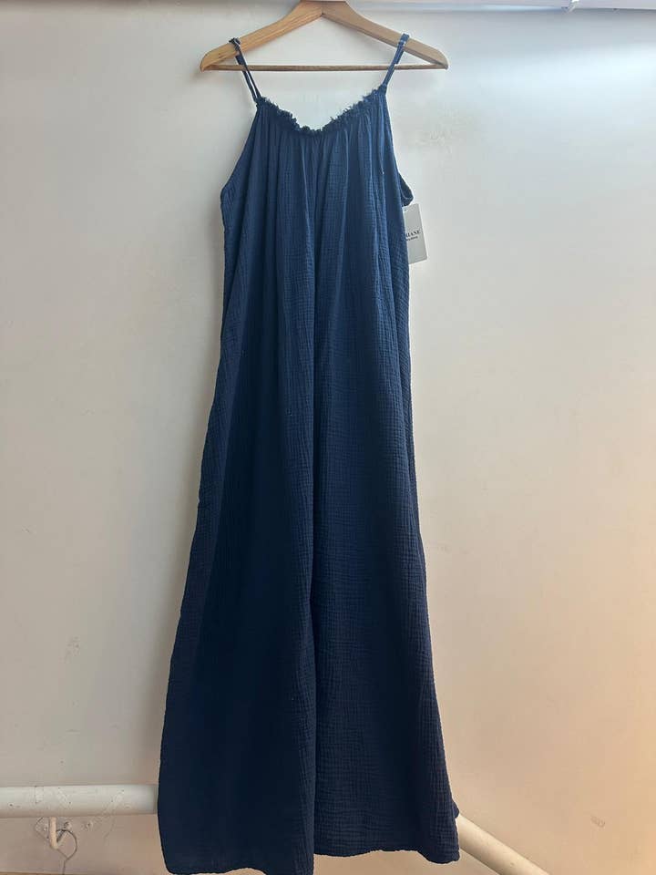 LORIANE - Wholesale Dress - Women's - 21876 Long cotton gauze dress6