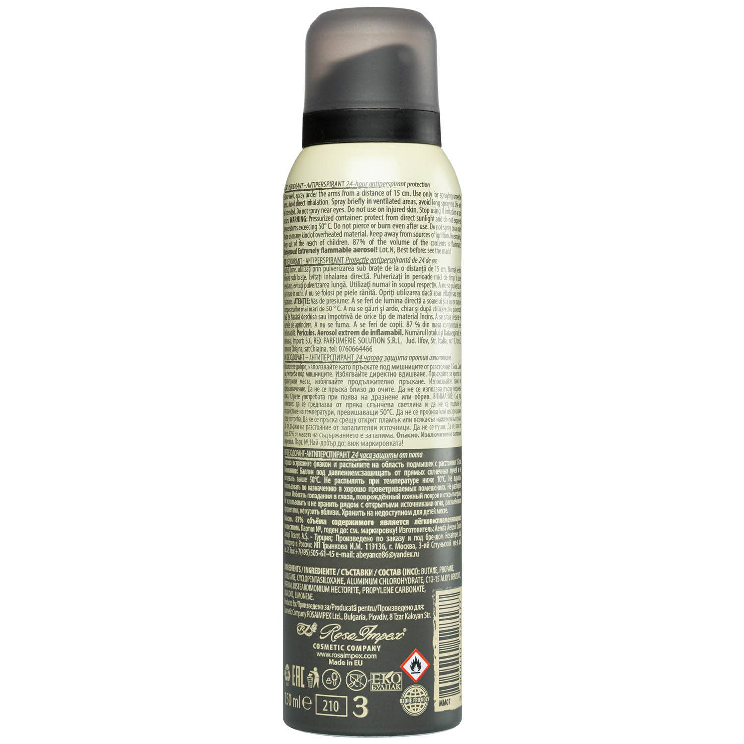 Mister33 Mencare - Venta al por mayor Desodorante - Hombre - Desodorante en spray para hombre 150 ml3