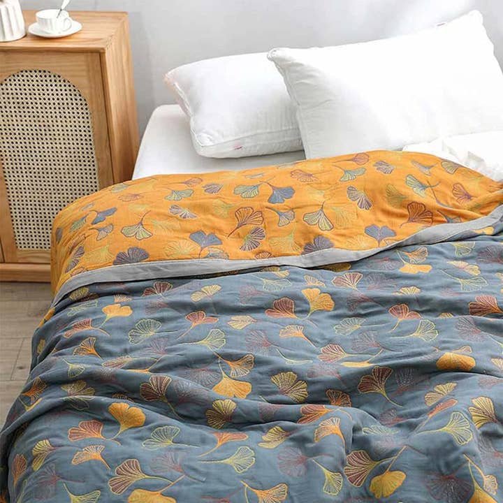 Moderny - Wholesale Quilt - Ginkgo Leaf Quilt