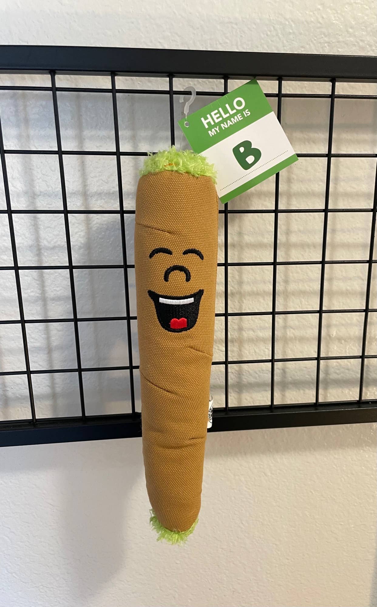 PAW:20 - Wholesale Pet Plush Toy - Dog - B the Blunt, Stuffed Parody Squeaker Dog Toy1