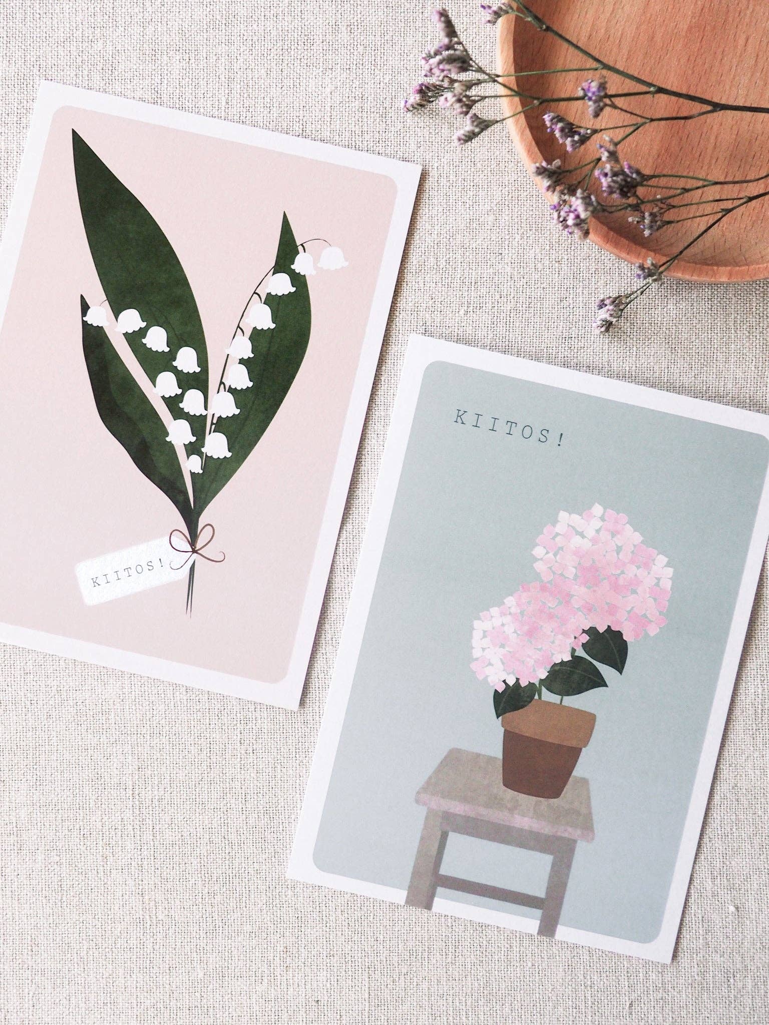 Saima Visuals Oy - Wholesale Everyday Greeting Card - Hortensia -kortti | Kiitos!0